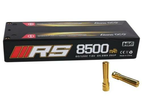 Gens LiPo-Akku 7.6V 8500mAh 120C HC 10 137x47x25mm 320g 4mm