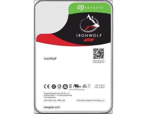 Seagate IRONWOLF 8TB 3.5 7200rpm, 256MB Cache, 24x7, SATA 6GB/s