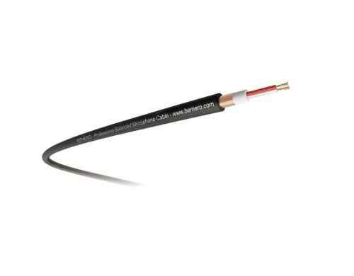 Bemero Mikrofonkabel symmetrisch 1m Laufmeter, AWG 24, 0.22mm2, 6.5mm O.D
