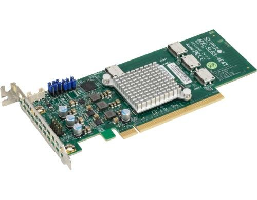Supermicro AOC-SLG3-4E4T-O: LP,4Ports Gen-3 Internal NVMe Host Bus Adapter