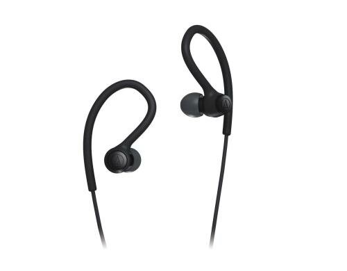 Audio-Technica ATH-SPORT10 Sportkopfhörer, Schwarz