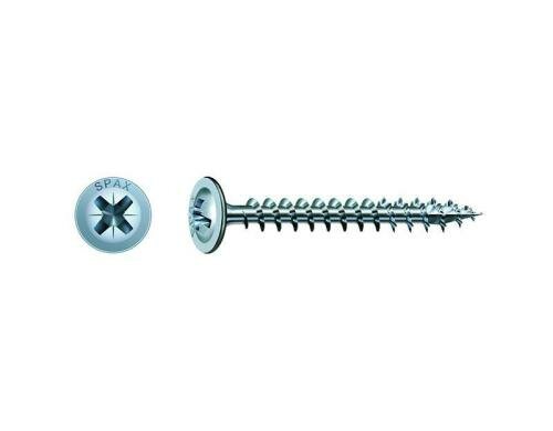 SPAX Rückwandschrauben PZ2 3,5x30 mm Vollgewinde, verzinkt, 1000 Stk.