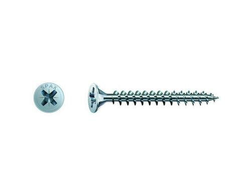 SPAX Spanplattenschrauben SK PZ1 3,0x30 mm Vollgewinde, verzinkt, 1000 Stk.