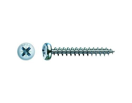 SPAX Spanplattenschrauben PH PZ2 5,0x30 mm Vollgewinde, verzinktt, 500 Stk.