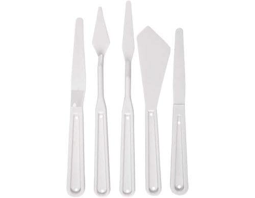 Creativ Company Paletten-Spachtel/Malmesser 5 verschiedene Spachtel/Malmesser