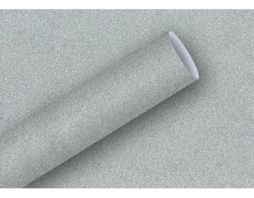 B+C Glimmerfolie 1.5 m x 70 cm Glamour, silber
