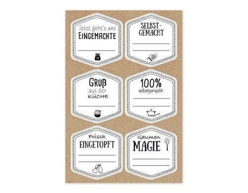 B+C Sticker 11,5 x 17 cm Gaumenmagie gross
