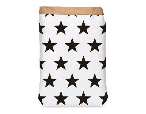 B+C Papiersäcke 38 x 60 x 17 cm Black Stars