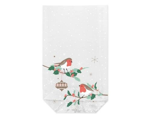B+C Klarsichtbeutel 11.5 x 19 cm Bird Romance