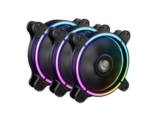 Gehäuselüfter Enermax T.B.RGB AD 12cm 3pack 120x120x25mm, inkl. Steuerbox