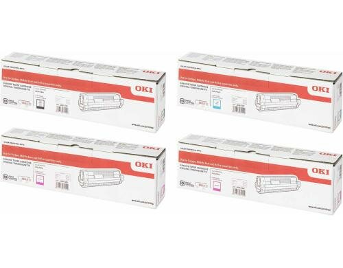 OKI Toner46861308 KIT C/M/Y/BK 4 x 10.000 Seiten, zu C-C824/834/844
