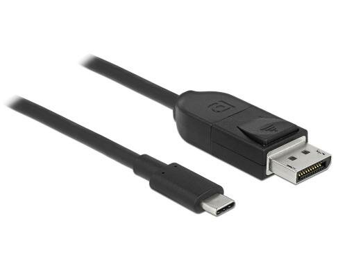 Delock Kabel USB Type-C zu DisplayPort DP 8K zertifiziert, bidirektional, 0.5m