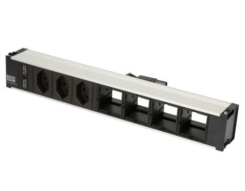 Steckdoseneinheit CONI, 3xT13, 4xCustom 4x Abdeckung leer