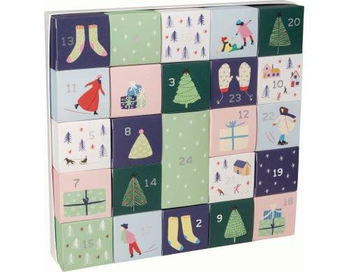 Stewo Adventskalender Abby 24 kleine Boxen