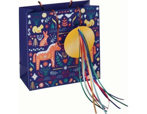 Stewo Geschenktasche Yule Grösse 18x8x18cm