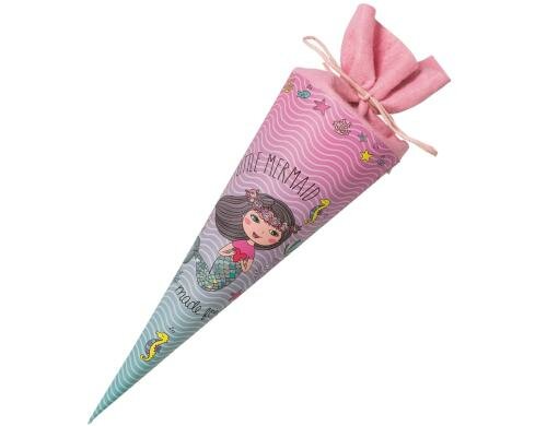 Brunnen Schultüte Meerjungfrau Grösse 35x11cm