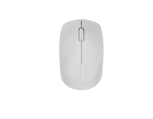 Rapoo Mouse M100 Silent Mouse hellgrau USB2.4GHz, BT 3.0 & BT 4.0