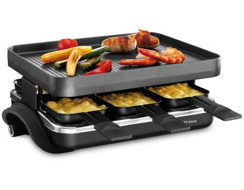 Trisa Raclette Supreme für 6 Personen 1200W, 6 Pers. Wendeplatte