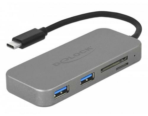 Delock 64064 Dockingstation USB-Typ-C USB3.0, 3 Card Reader Slots