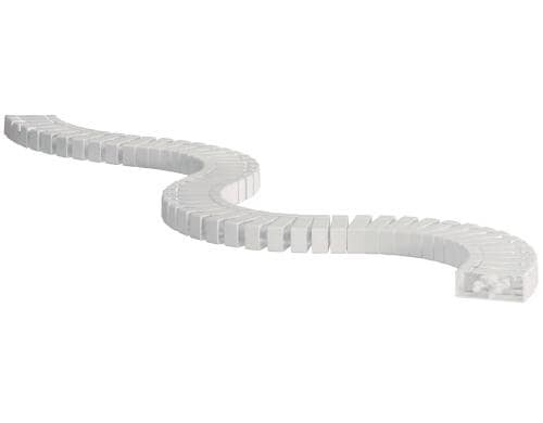 Max Hauri FlexII Kabelschlange Set weiss, 125cm, 65 Glieder