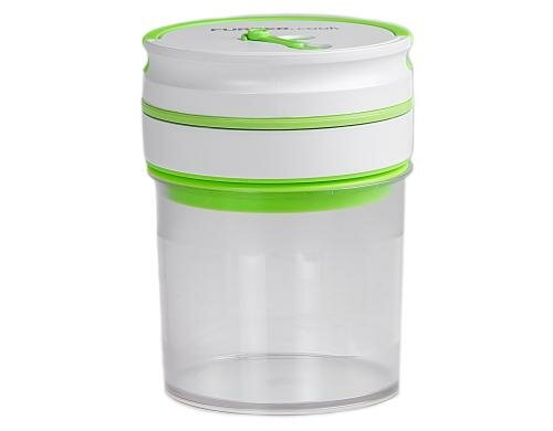 FURBER.cook Vakuum-Vorratsdose 1.0l 11.5x11.5x22.5cm
