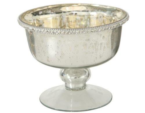 Boltze Deko Schale Dion, Glas lackiert H: 12 cm, Ø: 15 cm