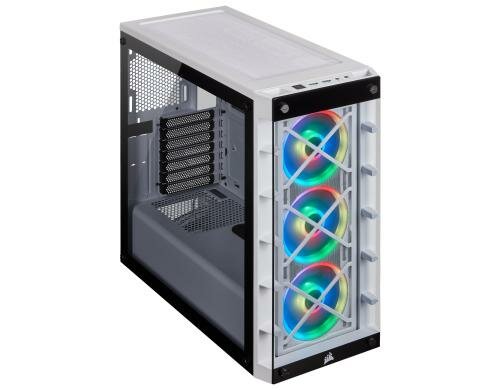Corsair Midi Tower 465X RGB weiss 4x 3.5, 2x 2.5, 2xUSB 3.0