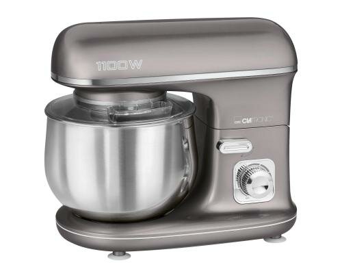 Clatronic Küchenmaschine KM 3712 titan 5l, 2.5-3 kg, 1100W