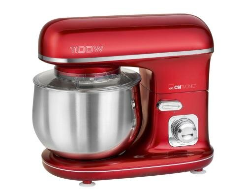 Clatronic Küchenmaschine KM 3712 red 5l, 2.5-3 kg, 1100W