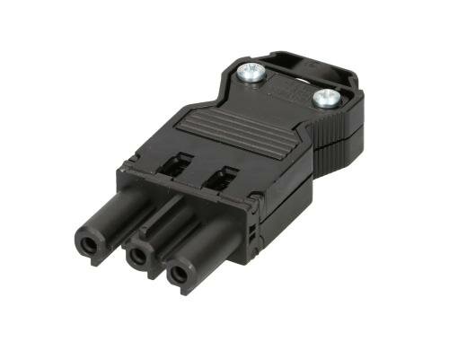 Wieland Buchsenteil GST18i3 3P schwarz, Schraubanschluss, 250V