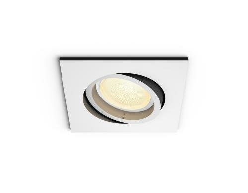Philips Hue Einbauspot Centura eckig ws 1x6.5W, GU10, 350lm, RGBW, Bluetooth