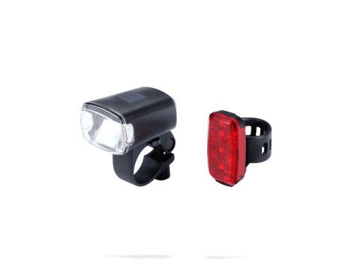 BBB StudCombo Fahrradlampen-Set BLS-142, set, 130/4 lm, Akku