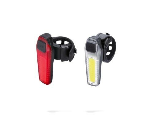 BBB SignalCombo Fahrradlampen-Set BLS-83, set, 50/20 lm, Akku