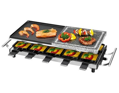 Profi Cook Raclette PC-RG 1144 1700W, 2in10, 10 Personen