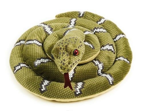 National Geographic Plüsch Schlange grün 125 cm
