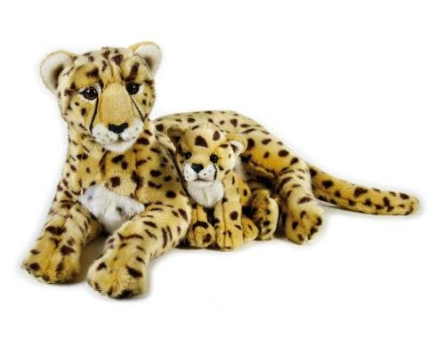 National Geographic Plüsch Gepard mit Baby 50 cm