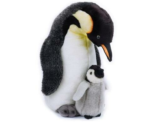 National Geographic Plüsch Pinguin m. Baby 35 cm