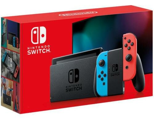 Nintendo Switch Rot/Blau Alter: 3+, Revision 2019