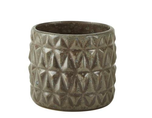 Villa Collection Blumentopf 12cm Ø12cm, H 11 cm, grey