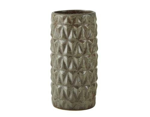 Villa Vase grey 10cm Stoneware, D:10cm, H:21.5cm
