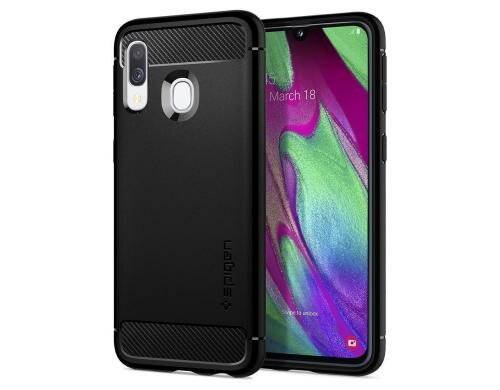 Spigen Rugged Armor schwarz für Samsung Galaxy A40