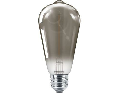 Philips LED Lampe Smk ST64 2.3W (15W) WW ND 136lm, nicht dimmbar, 2700K, 15000h, E27