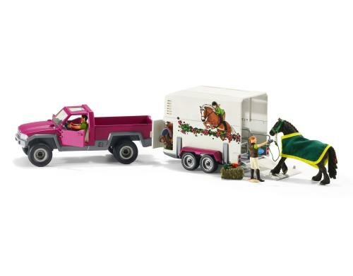 Schleich HC Pick-up mit Pferdeanhänger Alter: 4+