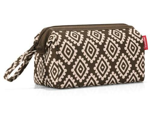Reisenthel Necessaire travelcosmetic 4l diamonds mocha, 26 x 18 x 13.5 cm