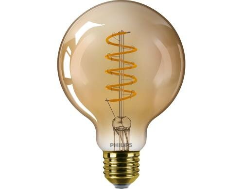 Philips LED Lampe G120 7W (50W) WW klar D 630lm, dimmbar, 2000K, 15000h