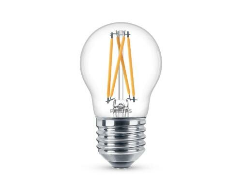 Philips LED Lampe P45 3.5W (25W) WW D 250lm, dimmbar, 2700-2200K, 15000h