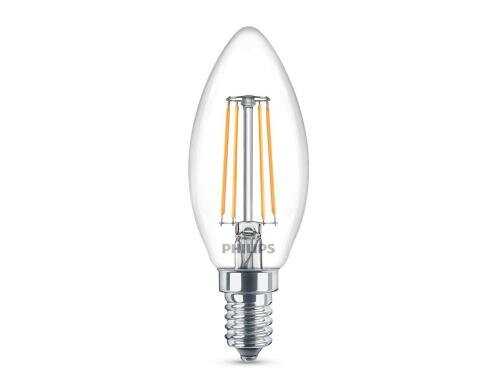 Philips LED Lampe B35 4.3W (40W) WW ND 470lm, nicht dimmbar, 2700K, 15000h, duo