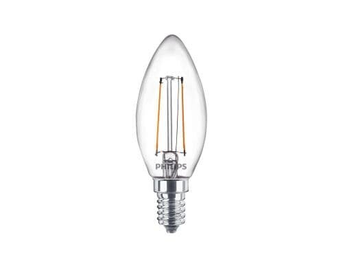 Philips LED Lampe B35 2W (25W) WW ND 250lm, nicht dimmbar, 2700K 15000h