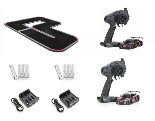 Kyosho Mini-Z Audi Track Kit 1x Track,2x Mini-Z, 2x Charger, 2x Akkus