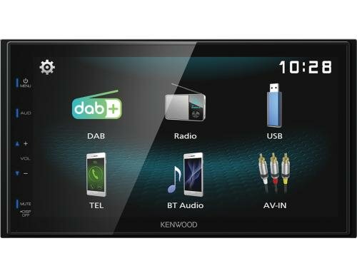 Kenwood Moniceiver DMX125DAB exkl. DAB Antenne